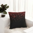 thumbnail image 6 of Pofeuu Red Glitter1 Print Double-sided plush pillowcase Square Throw Pillow Covers Pillows Cover for Living Room Bedroom Sofa Couch Cushion Cover（No pillow core）-22"x22", 6 of 7