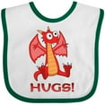thumbnail image 3 of Inktastic Dragon Hugs Boys or Girls Baby Bib, 3 of 4