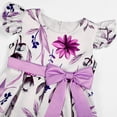 thumbnail image 3 of Girl Wedding Birthday Pageant Tea Party Dress Floral Formal Dress 2-10Years, 3 of 6