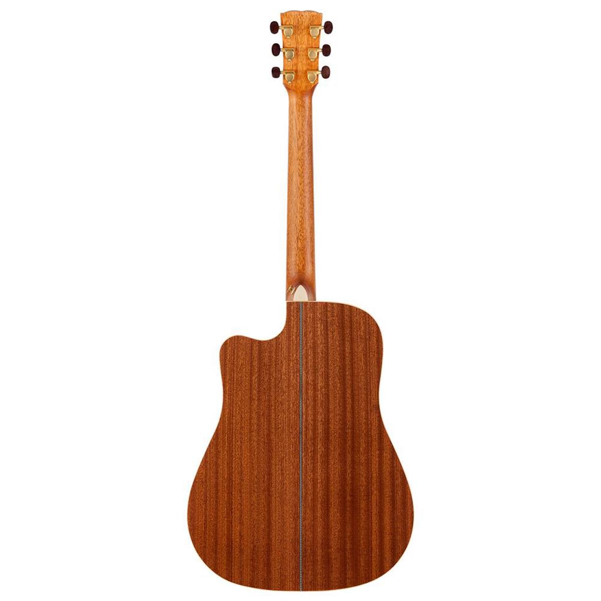 Kremona Steel String Series M20 D-Style Acoustic Electric Guitar with Hardshell Case, Rosewood Fingerboard