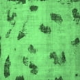 thumbnail image 1 of Ahgly Company Indoor Square Abstract Emerald Green Modern Area Rugs, 8' Square, 1 of 4