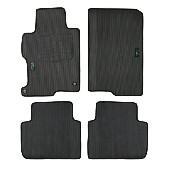 ecoMats All Weather Floor Mats for 2013 to 2017 Honda Accord, Front and Rear, Odorless