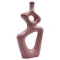 thumbnail image 2 of Bergamo Art 12 Inch Tall Decorative Handmade Aluminum Gourd Flower Vase in Pink, 2 of 6