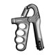 thumbnail image 3 of Fortalecedor de agarre manual, ejercitador de dedos de mano, ajustable, 5-100kg, entrenador de fuerza de agarre resistente con contador para músico Gris Mecánico, 3 of 8