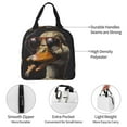 thumbnail image 3 of Bingfone Modern Funny Duck Print Lunch Bag Insulated Lunch Box, Small Leakproof Cooler Food Lunch Containers Reusable High Capacity Lunch Tote Bags for Work, Travel, Outdoor, 3 of 5