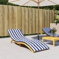 thumbnail image 2 of Casafoyer Sun Lounger Cushion Blue&White Stripe Oxford Fabric, 2 of 3
