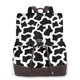 thumbnail image 1 of Balery Cow Print Black White Mochila de Cuero para Mujeres, Gran Capacidad, Bolsa de Viaje Multifuncional, Mochila de Cuero y Bolsa de Hombro para Mujeres, 1 of 4