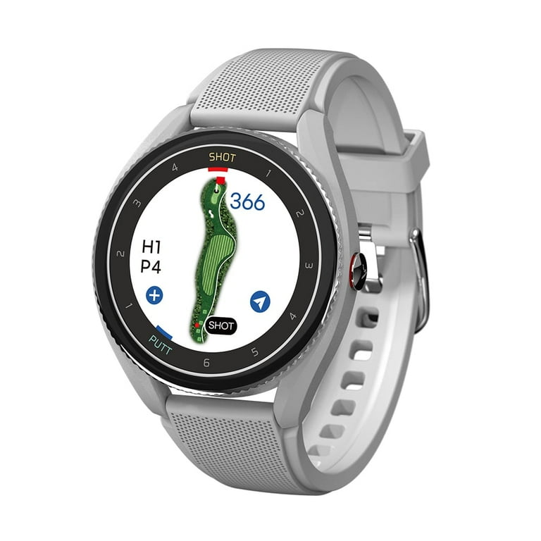 Voice Caddie T9 Gray Golf GPS Watch W Green Undulation And V.AI