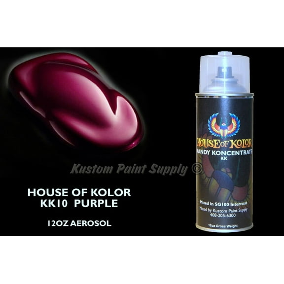 Purple Kandy KK10 House of Kolor 12oz Aerosol Can Candy Kosmic Kolor