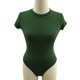 thumbnail image 4 of Gibobby pantalones siameses de pierna ancha Mono sólido Sexy de manga corta para mujer, mono básico para club nocturno, ropa(Verde， L), 4 of 5