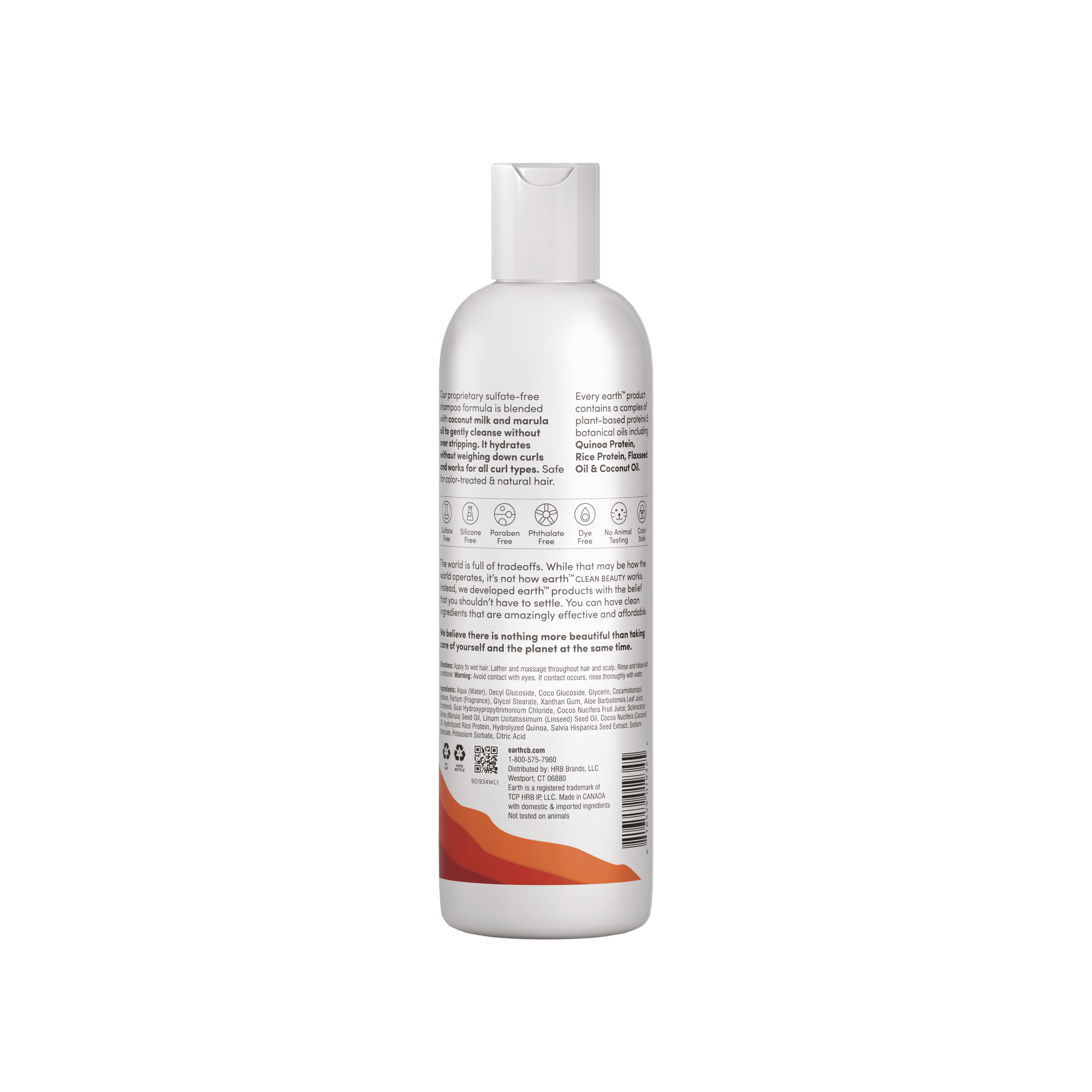 Clean Curl Care Shampoo with Coconut Milk and Marula Oil, 12 oz. Walmart.com