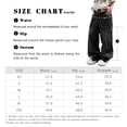 thumbnail image 6 of Mrmall Mens Baggy Jeans Loose Fit Jeans Hip Hop Vintage Casual Denim Jeans Trousers, 6 of 6