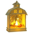 thumbnail image 2 of Dserhfy Christmas House Wind Light Delicate LED Night Light Snowman Santa Claus Elk Element Create Atmosphere Ambient Lights Window Hangings, 2 of 8