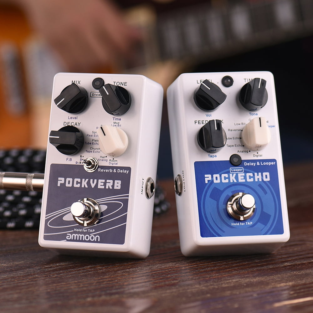 Effect Pedal,7 7 Pedal 7 Tap Tempo Pédale Pour De Delay 7 Delay Tempo Function Delay With Tap Pockverb Delay Versatile Sound Delay De Réverbération 7 Delay Pour De A Versatile Tap