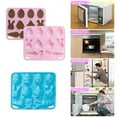 thumbnail image 4 of Easter Silicone Molds for Chocolate, Easter Egg Bunny Rabbit Basket Flower Shape Candy Chocolate Molds for Baking Rabbit Jello Cookie Ice Cube Candle Mould for Cupcake Decorations, 4 of 5