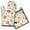 Fall Pumpkins Leaves Pattern-1, variant on Fall Pumpkins Leaves Pattern Kitchen Oven Mitt and Pot Holder Sets 2 Pcs for Baking, Cooking and Grilling, Heat Resistant Up To 392 °F