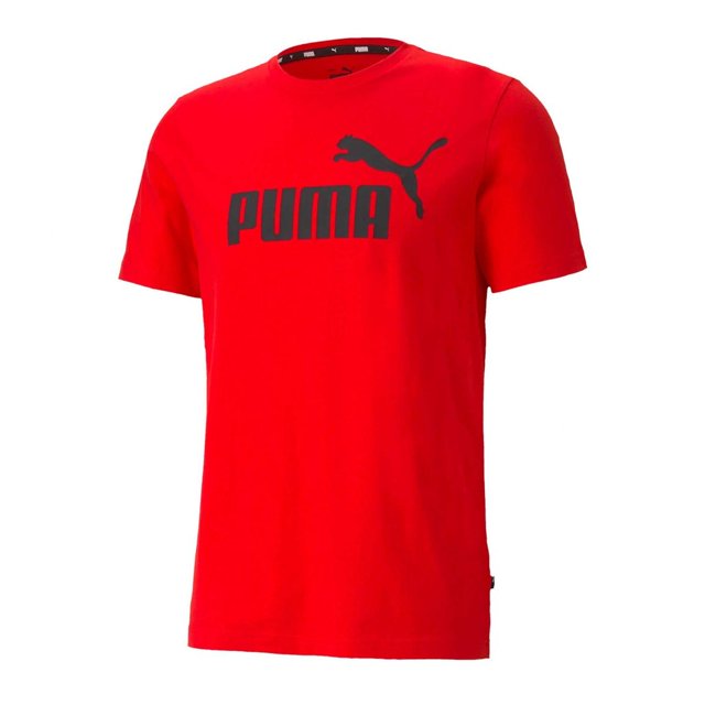 Playera Puma ESS Logo Tee para Hombre 586666-11 rojo S Puma 586666-11 PLAY. ESS LOGO TEE