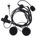 thumbnail image 1 of Radios bidireccionales de 2 pines, casco de motocicleta de cara completa, auriculares, micrófono, reemplazo de micrófono para Icom Maxon Yaesu Sweethay TX1326-00, 1 of 2