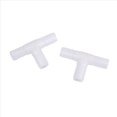 thumbnail image 2 of 8 Piezas de 12 mm de Plastico Igualdad T-Conector de Tuberia de Puas Carpinteros de la Manguera Conjunta de Agua del Aire, 2 of 6