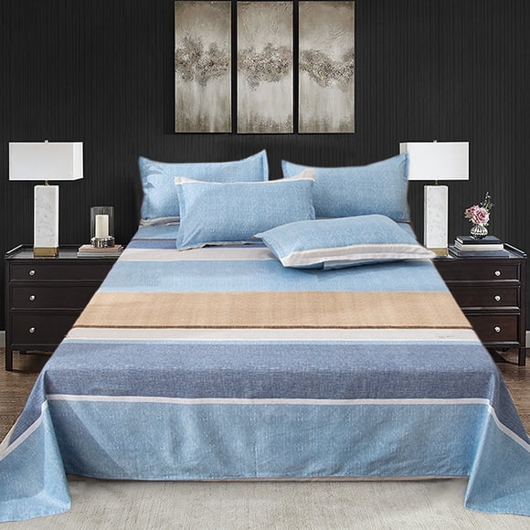 EGNMCR 3PCS Bedding Sets All Season Bedding Sheet Comforters Sets With Pillow Cases 3 Pcs Bed Set Down Sheet Set Shrinkage And Fade Resistants Easy Polyester Bedding Suits