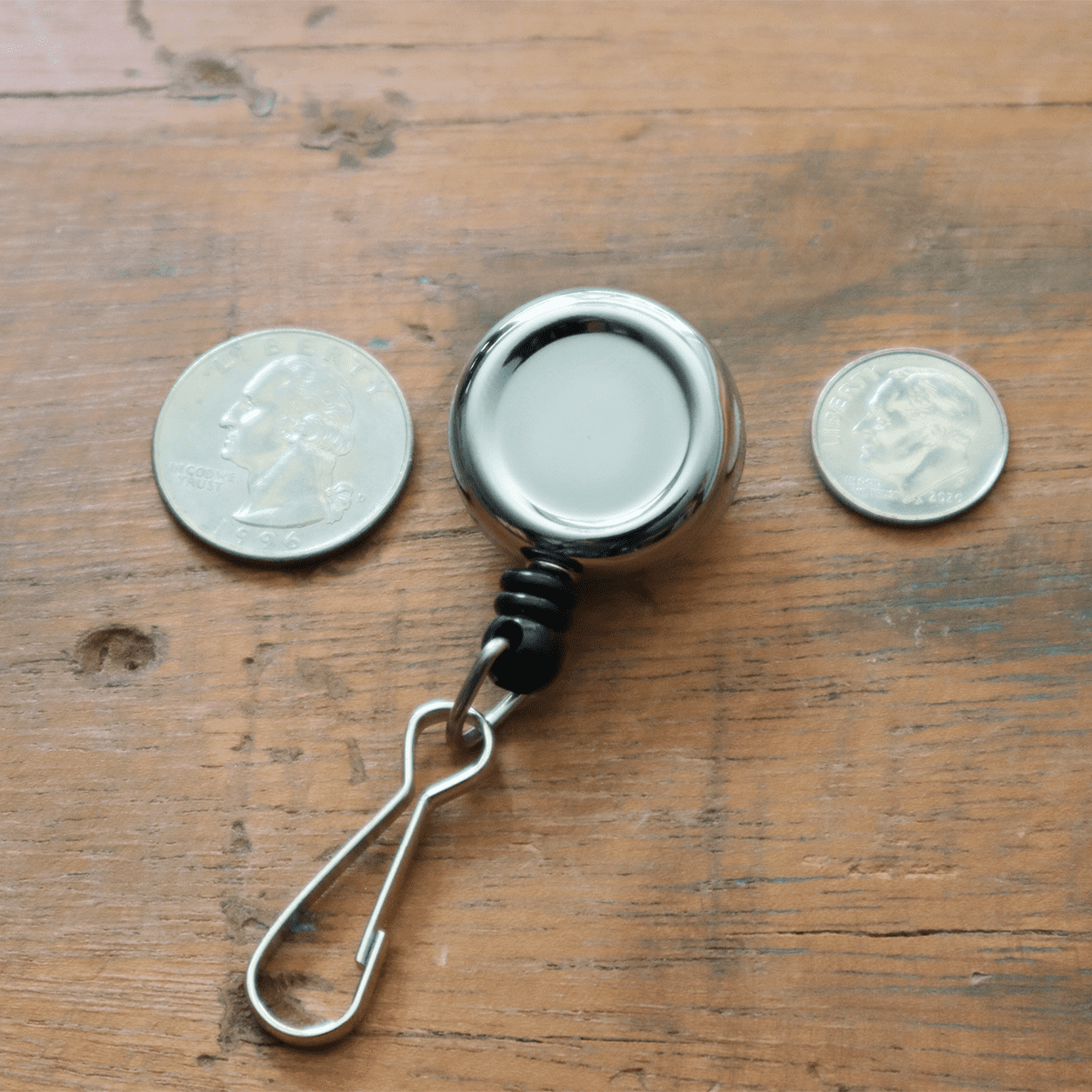 25 Pack - Small and Heavy Duty Metal Retractable Badge Reel with J Hook - Powerful Spring Clip & Strong Retraction Force - Cute Name Badge Holder for Nurse by Specialist ID