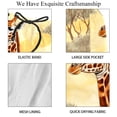 thumbnail image 4 of luoweisi Men's Beach Shorts Quick Dry Swim Trunks with Mesh Lining Giraffe L, 4 of 5