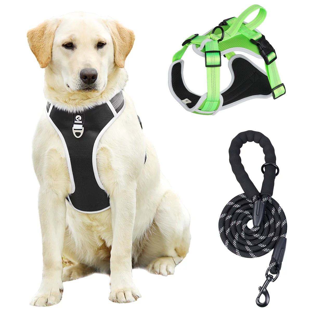 TBWYF No Pull Dog Harness with Training Handle, Adjustable Reflective