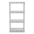thumbnail image 3 of Gracious Living Knect-A-Shelf Système de Rangement Léger à 4 Niveaux (Lot de 3), 3 of 12