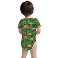 thumbnail image 3 of Xecao Flamingo Pattern Baby Climbing Bodysuit Short Sleeve Onesie Unisex 0-12 Months Baby Shirt Newborn Outfits Crotch snap design-2 Years, 3 of 6