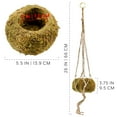 thumbnail image 6 of Esterno Kokedama Hanging Planters (Set of 3, 5.5in Diameter); Japanese Moss Ball Plant Holder for Ferns, Succulents, Orchids Etc, 6 of 7