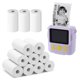 thumbnail image 2 of 5/10 rollos de papel térmico para impresora fotográfica instantánea para niños, ecológico, sin olor, universal, fácil de usar., 2 of 8