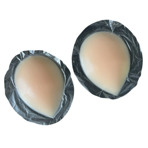 2Pcs Women Reusable Silicone Hip Stickers Enhances Curves Thigh Enhancer Pads Adhesive Removable Butt Pad for Daily Wear