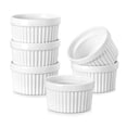 thumbnail image 1 of Ramequines de porcelana MALACASA de 180 ml aptos para horno, juego de 6, 1 of 9