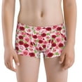 thumbnail image 5 of Yiaed Rose Flowers Print Boys' Boxer Briefs Cotton Casual Stretch Comfort Boys Boxers - Kids Boxer Briefs Underwear for Boys (6-18)-Large, 5 of 5