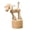 Little Dog, variant on Dserhfy Statue Model Educational Multipurpose Wood Cartoon Dancing DIY Animal Ornament for Kids