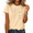 1-Apricot, variant on Women's Constellation Star Moon Galaxy Graphic Short Sleeve T-Shirt Boho Celestial Casual Tees Tops
