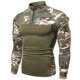thumbnail image 2 of Playeras Interiores Para Hombre, Camiseta Deportiva De Manga Larga Con Cremallera Y Estampado Informal Para Exteriores Para Hombre, 2 of 4