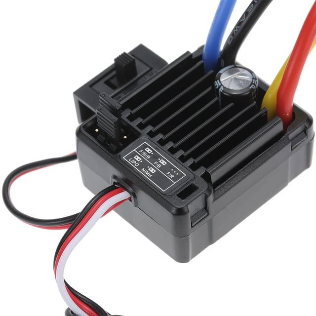 Amdohai WP-1060-RTR Waterproof Brushed 2S-3S 60A ESC for 1/10 Tamiya Traxxas Redcat HSP HPI RC