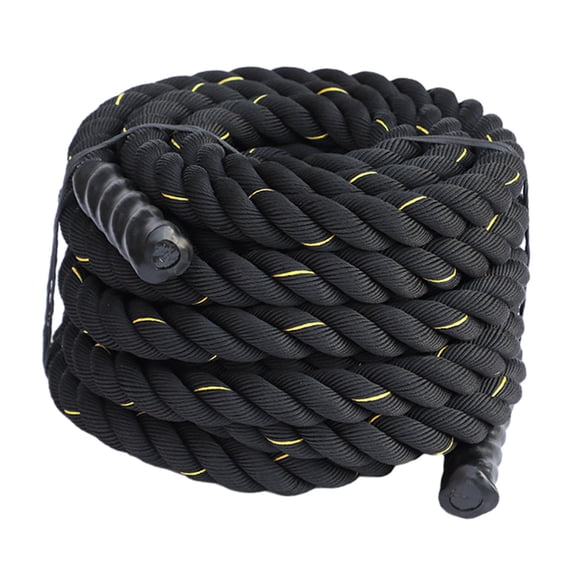 Battle Exercise Exercise Training Heavy Ropes 9.18ft/9.8ft Professional Home Gym Exercise Battling Exercise Rope Equipment 38mmx2.8m Yellow