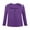 Dark Purple, variant on Port Shirts for Women Chemo Patients Long Sleeve Shoulder Post Surgery Clothing Chemotherapy Must Haves Women