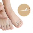 thumbnail image 2 of 2 Pairs Hammer Toe Cushion, Hammer Toe Gel Crests Corrector & Flat Steamers, Soft Gel Pads Splints Skin, 2 of 3