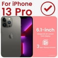 thumbnail image 2 of Compatible with iPhone 13 Pro Case 6.1, Slim Liquid Silicone 3 Layers Full Covered Soft Gel Rubber Case Cover 6.1 inch-WineRed, 2 of 12