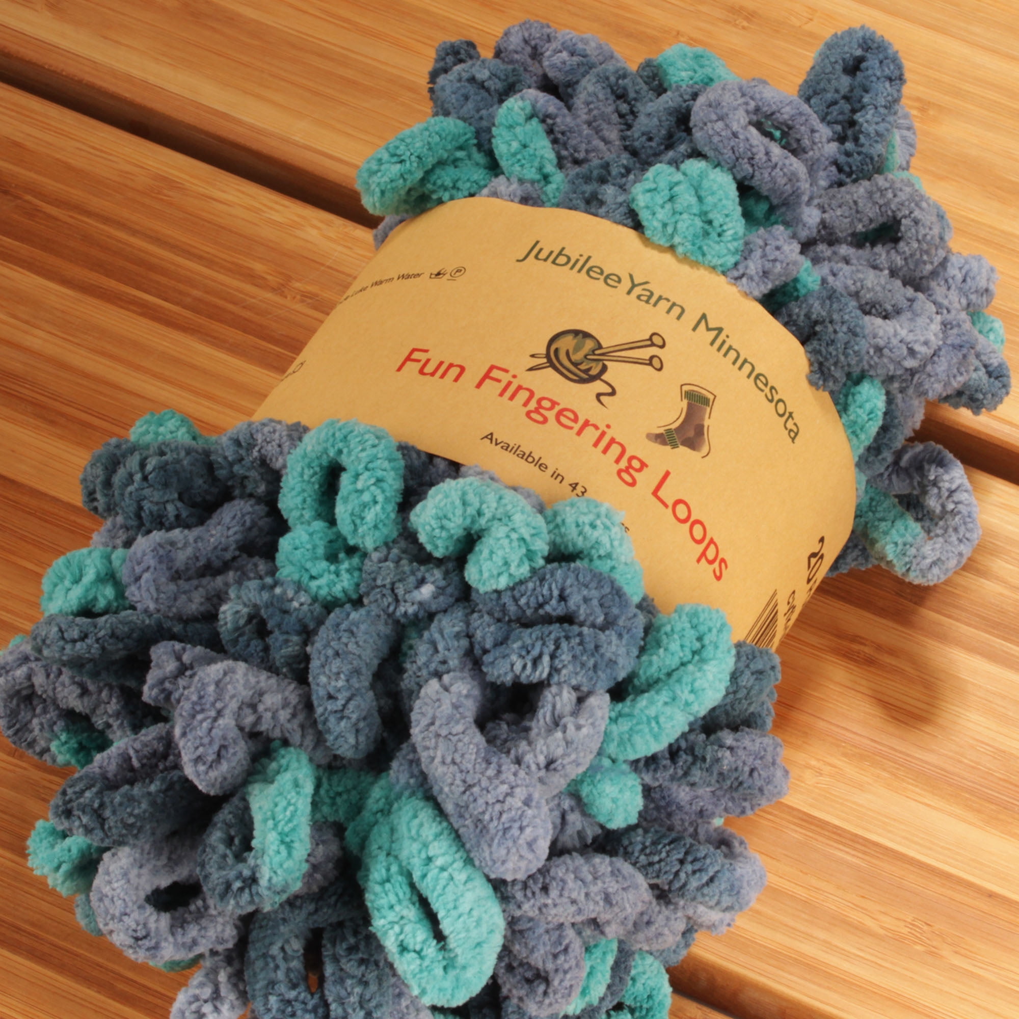 JubileeYarn Fun Finger Loops Yarn - Polyester Jumbo Loop Yarn - 100g ...