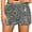 Silver, variant on Clearance! Women's High Waist Sequin Shorts Fashionable Nighttime Slimming Effect Sparkly Party Shorts Black L Size