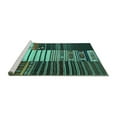 thumbnail image 2 of Ahgly Company Machine Washable Indoor Rectangle Southwestern Turquoise Blue Country Area Rugs, 2' x 4', 2 of 4