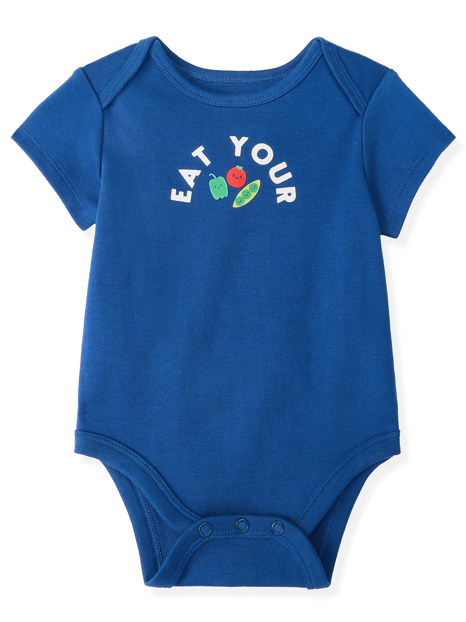 Garanimals 100% Cotton Short Sleeve Bodysuits, 4-Pack photo 4