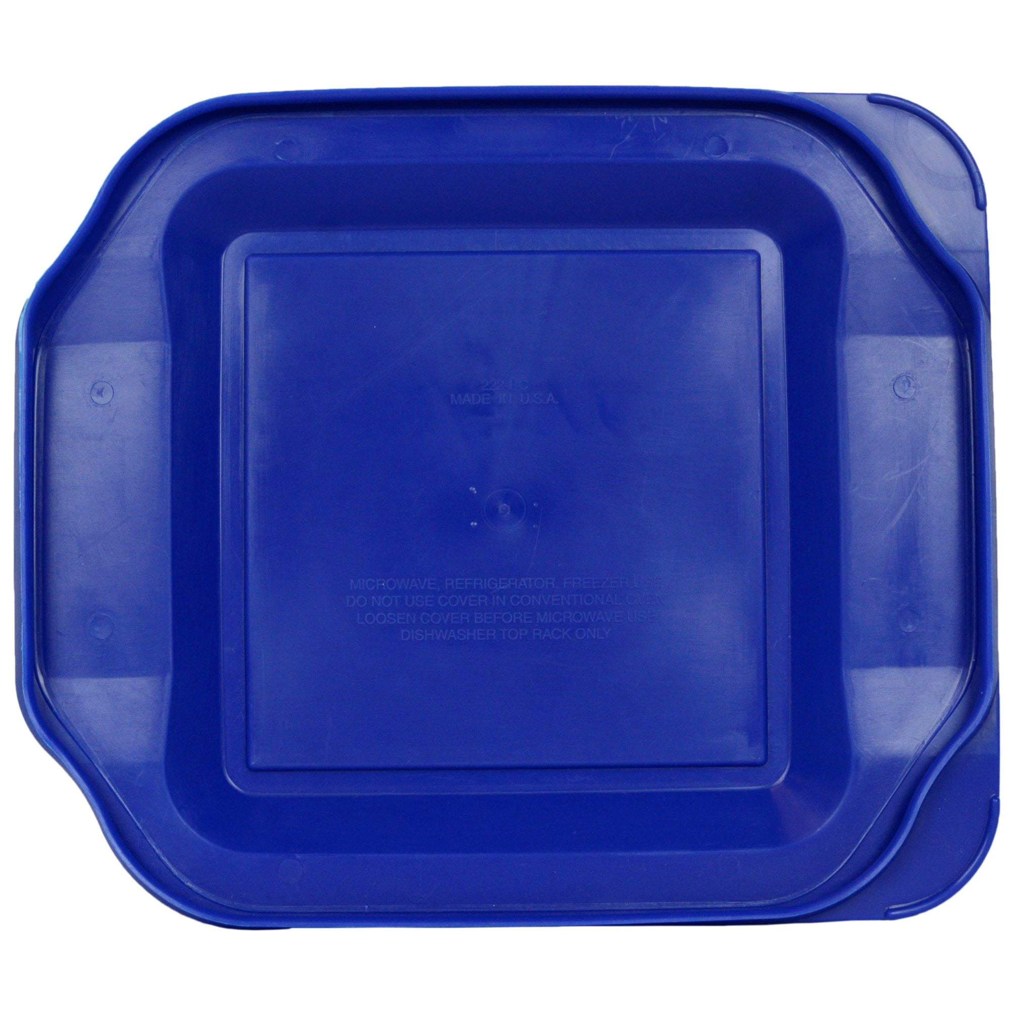 Bakeware Pyrex 8x8 Replacement Lid Pyrex Quart Blue Lid Cover, BPA