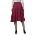 thumbnail image 4 of Moomaya Jupes en Jersey pour Femmes Longueur Genou Extensible Été - SFQ, 4 of 7