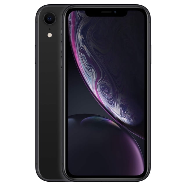 Apple iPhone XR 256 Go 6.1 Pouces 4G LTE Verizon Débloqué, Noir (Utilisé)