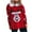 Red, variant on Utoimkio Women's Christmas Pullover Sweaters for Women Loose Long Sleeve Crewneck Reindeer Print Sweaters Winter Knitted Sweater Outwear Jumper Tops